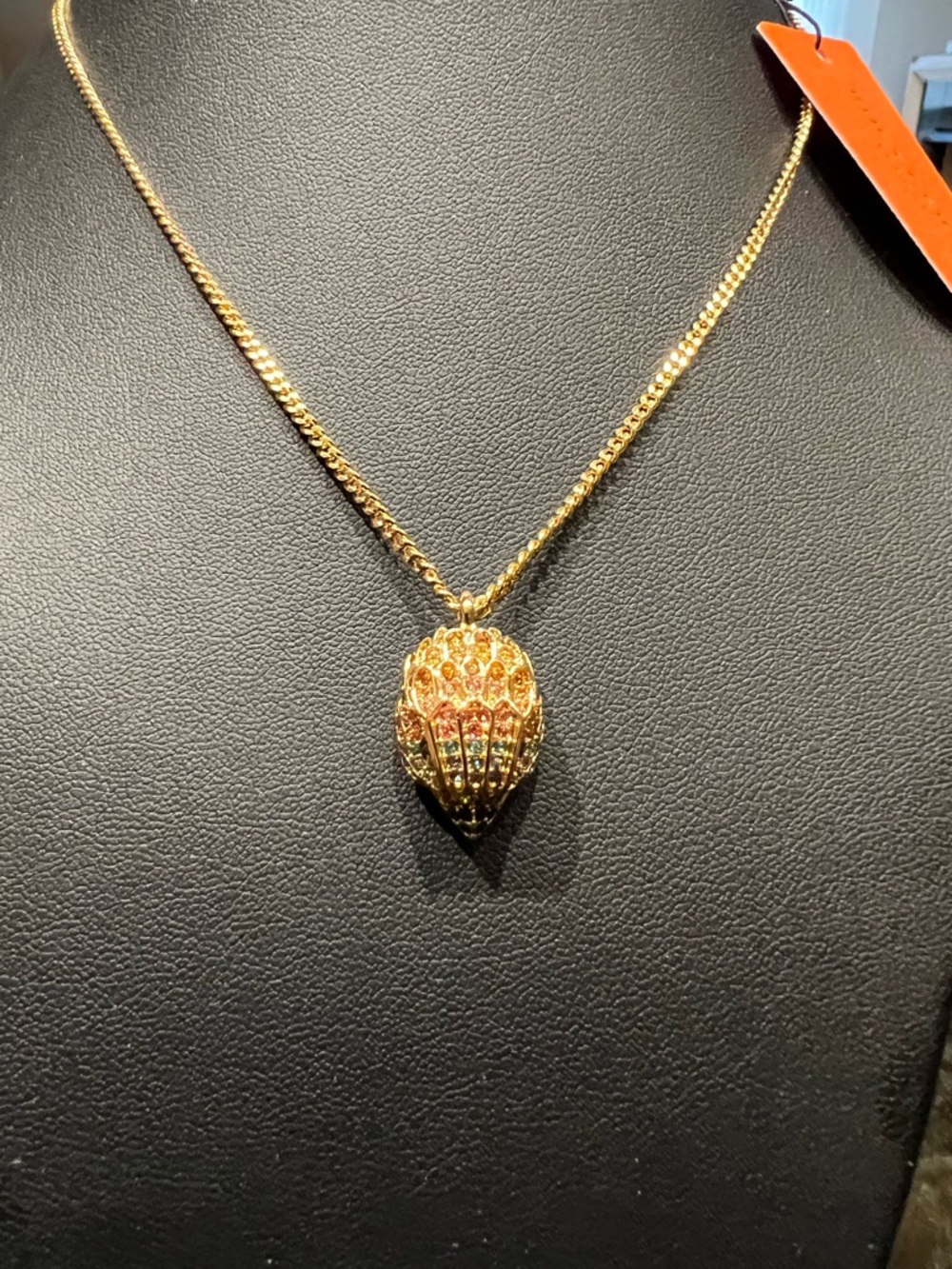 Kurt Geiger Gold Pendant Necklace NWT - Picture 5 of 11